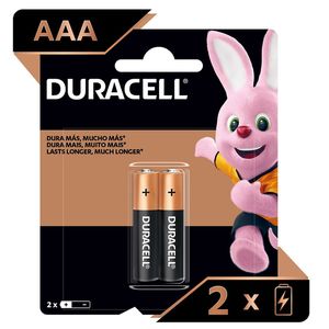Batería Duracell Blister AAA x 2 unds