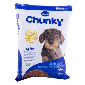 Alimento Chunky Adultos Razas Pequeñas x 500 g