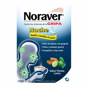 Analgésico Noraver MK Gripa Bebida Noche x 6 unds