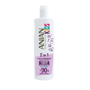 Shampoo Anian 2 en 1 Kids Suavidad y Brillo x 400 ml