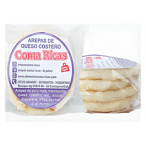 Arepa de Maíz Coma Ricas Con queso x 200 g