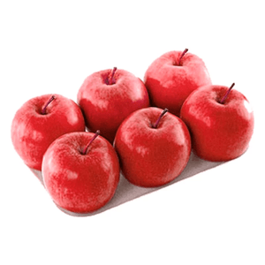 Bandeja de Manzanas Rojas x 6 unds