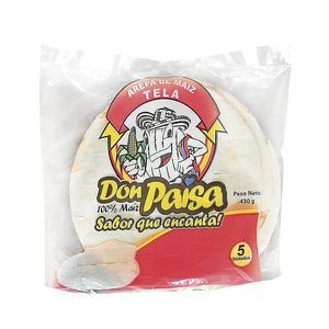 Arepa Don Paisa Tela 5 Unds x 86 g c/u