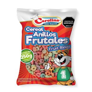 Cereal Carolina Anillos Frutales x 250 g