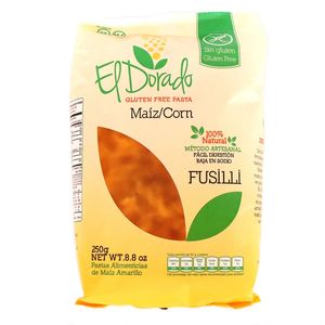 Pasta de Maíz El Dorado Fusilli x 250 g