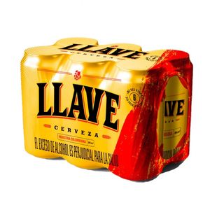 Cerveza Llave 6 unds x 330 ml c/u