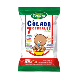 Colada Toning 7 Cereales Fresa x 200 g