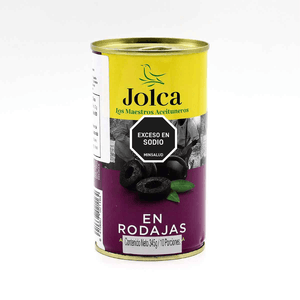 Aceitunas Jolca Rodajas Negras x 345 g