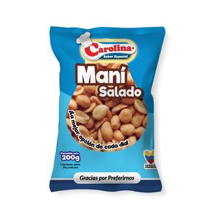 Maní Carolina Salado x 200 g