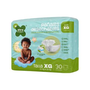 Pañal Xtra Fresh Desechable XG Etapa 4 x 30 und