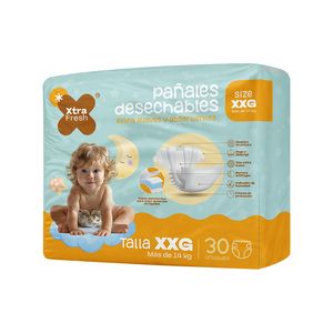 Pañal Xtra Fresh Desechable XXG Etapa 5 x 30 und