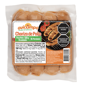 Chorizo Avicampo 10 und x 50 g c/u