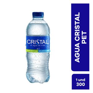 Agua Cristal Sin Gas x 300 ml