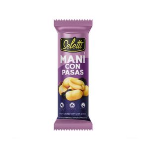Maní Seletti Salado con Pasas x 50 g