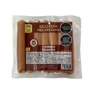 Salchicha Campo Blanco Mega Texana x 450 g