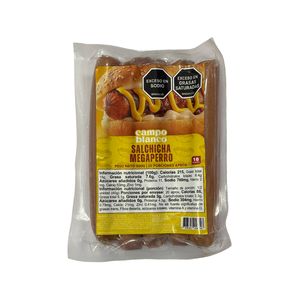 Salchicha Campo Blanco Mega Perro x 800 g