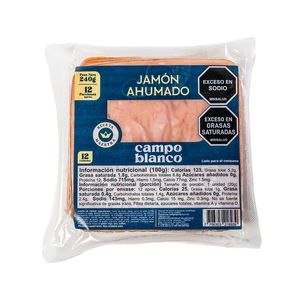 Jamón Campo Blanco Ahumado x 240 g