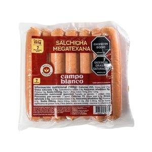 Salchicha Campo Blanco Mega Texana x 225 g