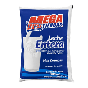 Leche Entera Megatiendas x 900 ml