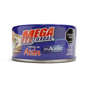 Atún Megatiendas Lomitos en Aceite x 175 g