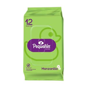 Panitos Húmedos Pequeñín Manzanilla x 12 unds