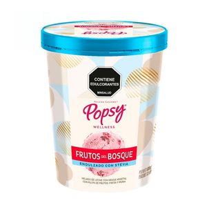 Helado Popsy Wellnes x 600 g + Vainilla x 300 g