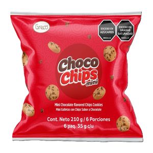 Galletas Greco Mini Chips 6 und x 35 g c/u