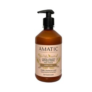 Jabón Liquido Amatic Antibacterial x 480 ml