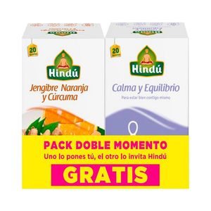 Infusion Hindu Jeng x 20 unds gratis Calma equilibrio x 20 unds