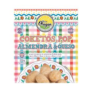 Coketos Pop del Origen Almendra y Queso x 270 g