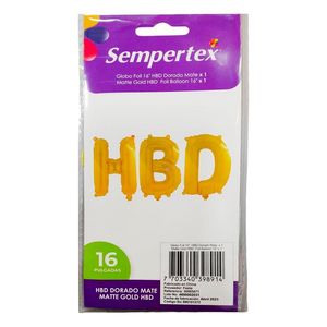 Globo Sempertex Dorado x 1 und