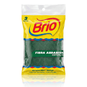 Esponja Brio Abrasivo Económico x 3 unds