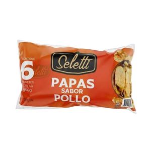 Papas Seletti Pollo 6 unds x 25 g c/u