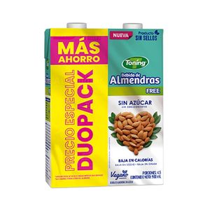 Leche de Almendra Toning 2 unds x 900 ml c/u