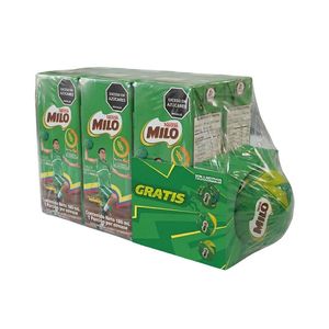 Milo 6 unds x 180 ml c/u gratis Fuchiball
