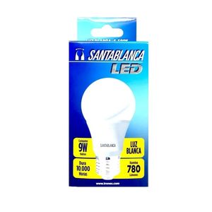 Bombillo Santablanca Luz Fría x 9 Watts