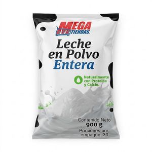 Leche en Polvo Megatiendas Entera x 900 g