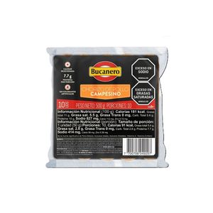 Chorizo Bucanero Pollo Campesino x 500 g