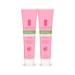 Desodorante en Crema Elizabeth Arden Naturals Bicarbonato y Coco 2 unds X 100 g c/u